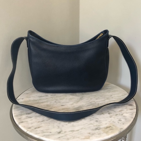 Lancel Paris Vintage Leather Shoulder Bag EUC Authentic Made in Italy ~1994 - Picture 10 of 13